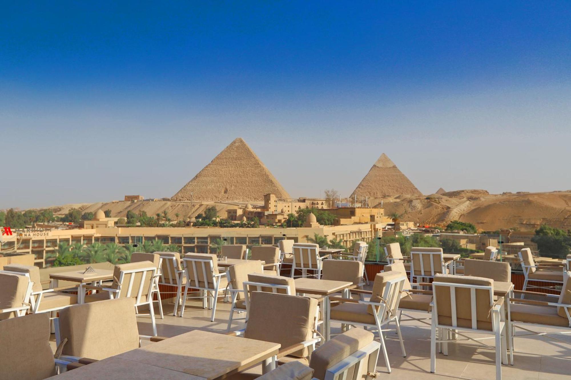 Gaia Pyramids Hotel Kafret el-Gabal 外观 照片